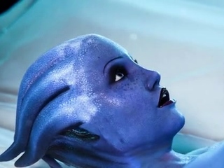 A long-awaited reunion   Liara & Shepard